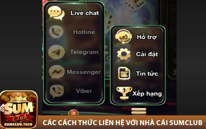 Các Cách Thức Liên Hệ Với Nhà Cái Sumclub