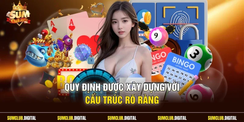 Quy định được xây dựng với cấu trúc rõ ràng